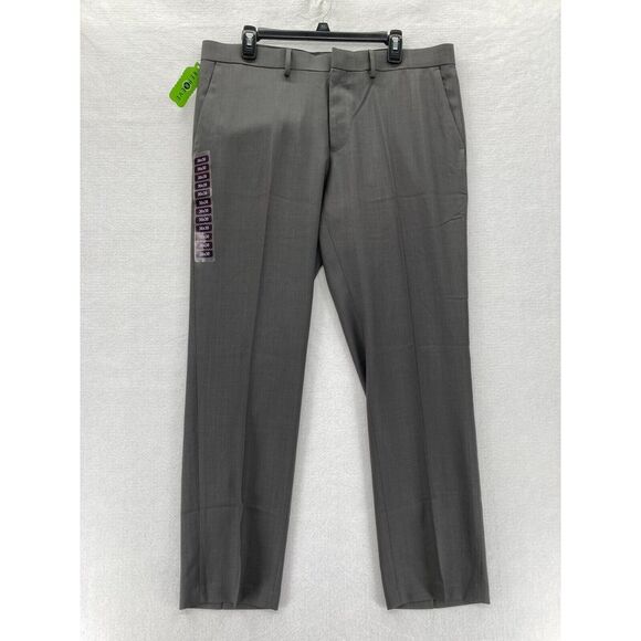 Haggar Other - Haggar Dress Pants Women's 36x30 Gray Performance Stretch Straight Leg Waistband